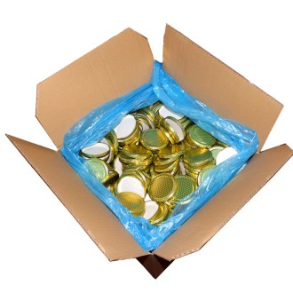 Nakrętka złota pasieka  Ø 82 mm - karton 700 szt